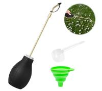 Spolverino per farina fossile - Tubo lungo in metallo da giardino, applicatore per polvere di farina fossile e polveri fini, dispenser portatile di terra di diatomee per uso domestico e agricolo