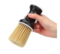 Spolverino per il Collo, Spazzola Morbida per Barbiere, Spazzola per Capelli Professionale per la Pulizia del Taglio dei Capelli, Spazzola per la Pulizia della Polvere per lo (Nero)
