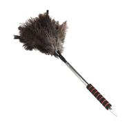 Spolverino Per La Polvere, Spolverino Telescopico, Spolverinoo In Piuma Di Struzzo, Spolverinoo Per Ventilatore Da Soffitto 155 Cm, Con Manico Lungo Per Ventilatore Da Soffitto, Battiscopa, Tende,