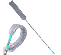 Spolverino Per Sotto I Mobili - Forniture Di Pulizia In Microfibra Con Manico Lungo - Piumino Con Estensibile | Per Casa Ufficio Dormitorio Pavimento Mobili Divano Letto Sotto Soffitti Alti