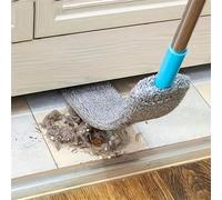 Spolverino ultra-sottile retrattile con manico lungo - Raggiunge facilmente le aree difficili da raggiungere, ideale per la pulizia di camera da letto e soggiorno impostato,Un set più 2 pezzi di stoff