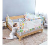Sponda del Letto per Neonati, Sponda del Letto per Bambini Extra Lunga, Sponda del Letto per Bambini, Sponda del Letto A Sollevamento Verticale, Sponda del Letto con Sistema di Si, D, 220cm/87in