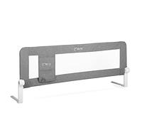 Sponda di sicurezza MoMi LEXI per lettini per neonati e bambini da 18 mesi a 5 anni, sponda 148x43x30 cm per materassini da 15 a 25 cm, pieghevole a 180°, rivestimento lavabile