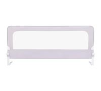 Sponda di Sicurezza Portatile per Bambini, Barriera Letto da Viaggio Pieghevole e portatile, Fissaggio Sicuro, per Materassi di Lunghezza oltre ai 180 cm e Spessore 10-23 cm, 180*70*26 cm-grigio