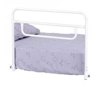 Sponda letto universale in acciaio verniciato regolabile a tre differenti livelli di altezza