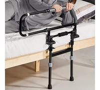 Sponda Letto Universale Ribaltabile Regolabile per Letti da degenza, Ideale per Anziani e Disabili,Barriera Letto