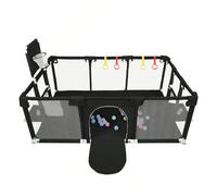 Sponda per letto, box 180 x 120 x 66 cm con 50 palline da mare, area giochi con porta da calcio e canestro da basket. Il nostro parco giochi è facile da installare e viene fornito con istruzioni detta