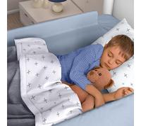 Sponda per letto per più piccoli, confezione da 1 paracolpi in schiuma per bambini e bambini, morbide ma sicure, funziona su letti singoli, matrimoniali, queen e king size