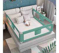 Sponde per letto Guardrail per letti a 3 lati (2 lati di lunghezza e 1 lato piedi) per altezza regolabile per letti gemelli, matrimoniali (verde 2 m+1,8 m+2 m)