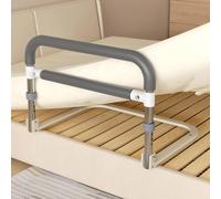 Sponde per letto per anziani, protezione di sicurezza pieghevole, quattro altezze regolabili, base più grande e più ampia, sponda portatile per tablet, materassi in memory foam, letti regolabili
