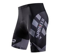 sponeed - Pantaloni da Ciclista Imbottiti Bicicletta Equitazione Pantaloni Bici Ciclismo Vestiti di Indossare Calze, Uomo, N-5923 C, Asia XL=US Large
