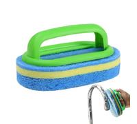 Sponge Da Cucina Con Manico - Pennello Di Lavaggio Ergonomico | Cleaner Per Pad Di Flagello Per La Casa Per Piastrelle Lavello Doccia Per La Doccia Per Bagno Vasca Idromassaggio Vasca Calda Per La Pul