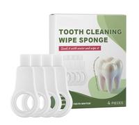 Sponge Dente Wipes | Spongee Wipe - Deterbello Dei Denti Spongi, 4 Spugne Per Adulti Pulizia Di Wiipes - Strumento Di Sbiancamento Di Complete Per La Scuola, I Viaggi, Il Viaggio D'affari