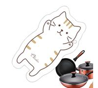 Sponge for Washing Dishes, Soft Non-Scratch Scrub with Lanyard for Kitchen and Household Cleaning | Cat Sponges for Dishes - Cute Cellulose Sponges Wood Pulp