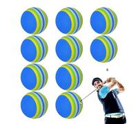 Sponge Golf Practice Balls Interior, Sponge Practice Golf Balls | Palle di allenamento 10x Stripe - Giochi per famiglie, per il riscaldamento 'allenamento sportivo per il cortile
