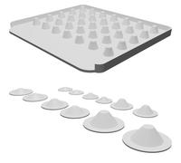 Sponge Holder for Kitchen - Tilted Design with Drain for Better Water Drainage