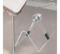 Sponge Holder For Sink - Stainless Steel 6x6x3cm | Sink Dish Sponge Holder With Magnet | Quick Drying Scrubber Organizer | Stainless Steel Rack For Rental House Home Hotels Cleaning Cloths Use