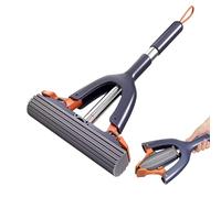 Sponge MOP-Testa Portatile Auto-sequestro, Strumento Assorbente Compatto | Cleaner Per Manico Corto Per Piastrelle Glass, Tergicristallo A Pavimento A Secco Rapido Per Hotel Per Il Bagno, Attr