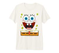 Spongebob Big Face And Shirt Maglietta Premium