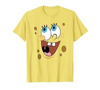 Spongebob Big Smiling Face Easy Costume Funny Cartoon Maglietta