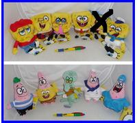 SPONGEBOB BOB SPUGNA Lotto 10 Peluche 15cm VESTITI VARI Originali Ufficiali