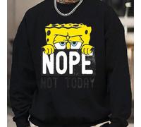 SpongeBob cattura perfettamente la mentalità "arrendevole" dei giovani d'oggi! Il netto "NO, NON OGGI" abbinato alla classica espressione "arrendevole" rendono questo capo un vero piacere indossarlo p