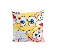 Spongebob - Cuscino decorativo a forma di testa di spugna, 30 x 30 cm