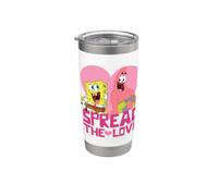 Spongebob e Patrick diffondono l'amore Bicchiere termico in acciaio inox doppia parete