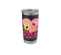 Spongebob e Patrick diffondono l'amore Bicchiere termico in acciaio inox doppia parete
