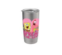Spongebob e Patrick diffondono l'amore Bicchiere termico in acciaio inox doppia parete