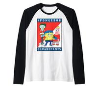 Spongebob e Patrick ispirati a Tommy Maglia con Maniche Raglan