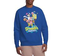 Spongebob Group Shot Felpa Unisex, Blu Reale, S