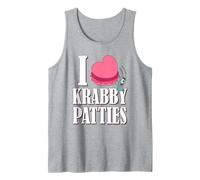 Spongebob I Heart Krabby Patties Plankton Valentine's Day Canotta