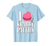 Spongebob I Heart Krabby Patties Plankton Valentine's Day Maglietta