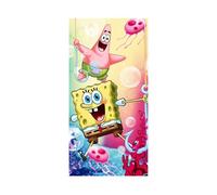 Spongebob Asciugamano Grande Bambini Bagno Piscina Spiaggia Patrick Morbido
