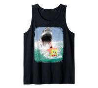 Spongebob Patrick Shocked Shark Canotta