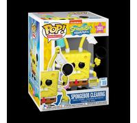 SPONGEBOB - POP FUNKO PREMIUM VINYL FIGURE - 2001 SPONGEBOB CLEANING 9CM FUNSIDE