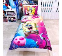 SpongeBob & Patrick Set Copripiumino Singolo 2-in-1 Design Ue Misura 100% Cotone