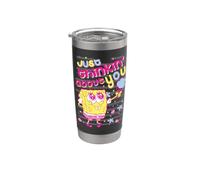 Spongebob solo pensando a te Bicchiere termico in acciaio inox doppia parete