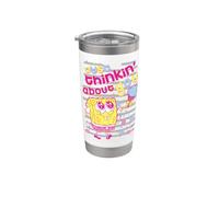 Spongebob solo pensando a te Bicchiere termico in acciaio inox doppia parete