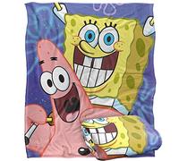 Spongebob Spongebob And Patrick Cropped Coperta super morbida al tatto setoso - 152 x 127 cm