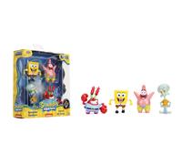 Spongebob Squarepants 2.5" 4-Pack Die-Cast Figures, Toys for Kids and Adults