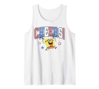 Spongebob Squarepants 4th of July Cheers! Red White & Blue Canotta