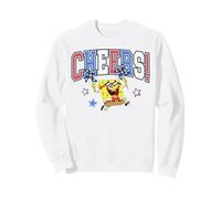 Spongebob Squarepants 4th of July Cheers! Red White & Blue Felpa