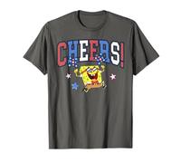 Spongebob Squarepants 4th of July Cheers! Red White & Blue Maglietta