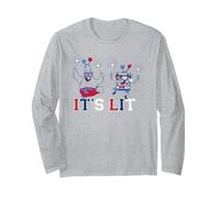 Spongebob Squarepants 4th of July It's Lit Patriotic Party Maglia a Manica