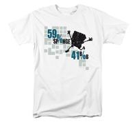 SpongeBob SquarePants - 59% Spugna 41% Bob - Adulto T-Shirt