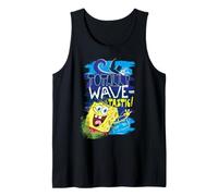 Spongebob Squarepants 90s Surf Waves Estate Divertimento Sport Retro Canotta