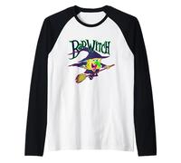 Spongebob Squarepants Bad Witch Funny Maglia con Maniche Raglan