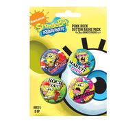 SpongeBob SquarePants - Badge Set Punk Rock (in 3,8 cm)